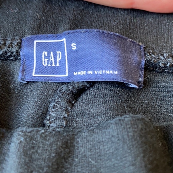 GAP Black Ponte Knit Ankle Zip Leggings - Picture 5 of 6